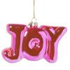 Kersthanger JOY - glas - 7x11.5x3.5 cm